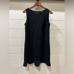 Lands End Women’s Black Bottom Ruffle Sleeveless Dress- size 8